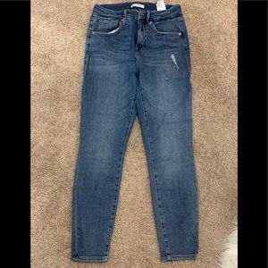 Good American good legs crop. Like new.